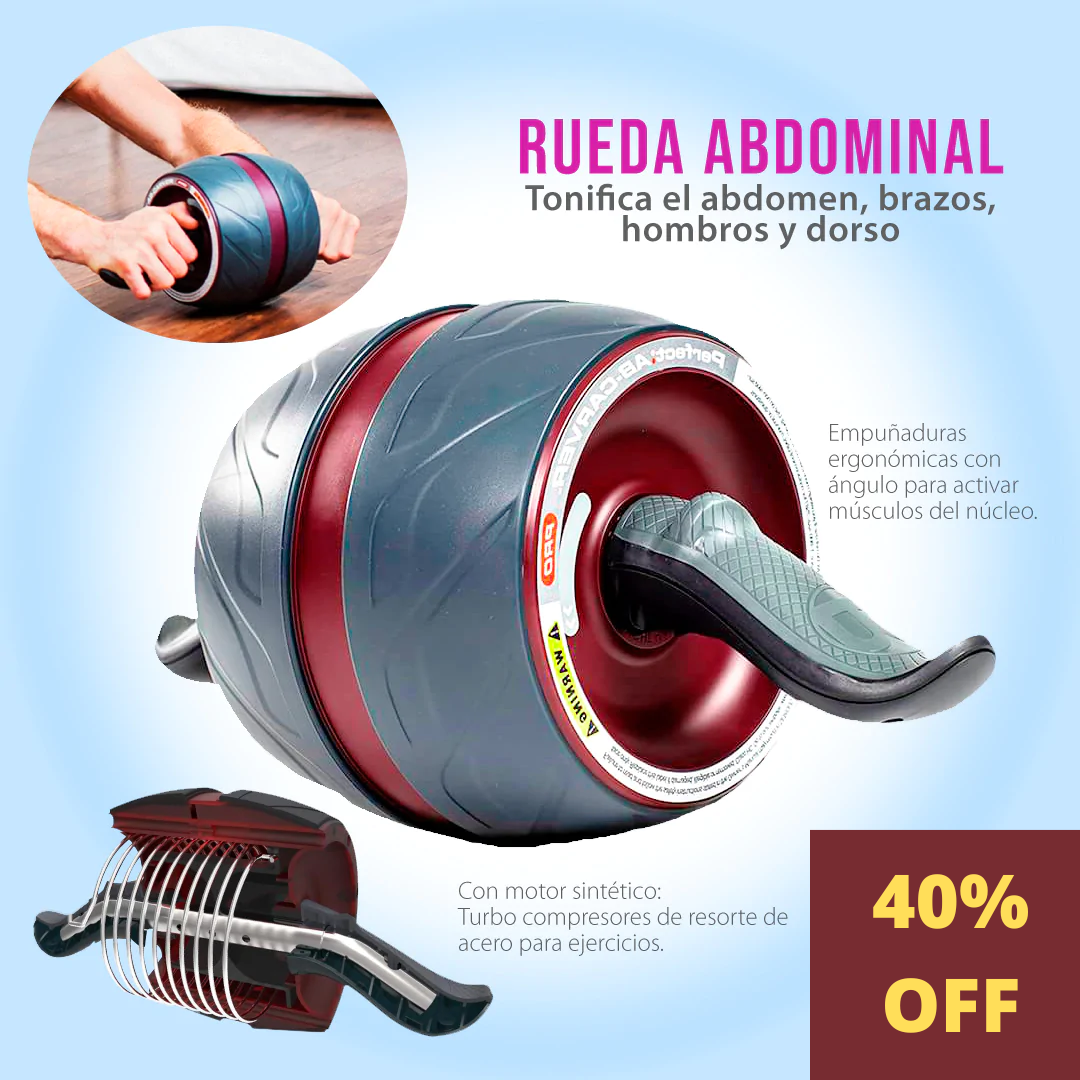 Rueda abdominal Sistema de rebote automático